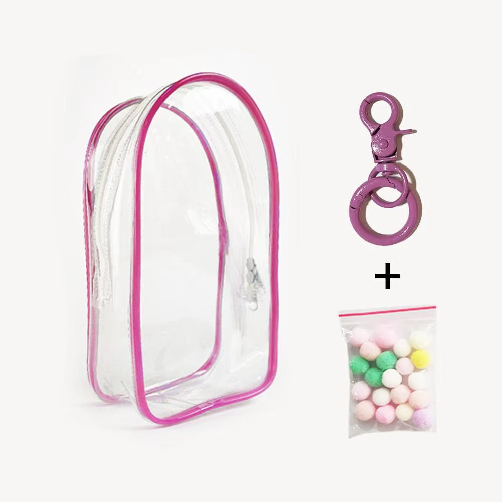1Pc 19.5*10.5*5Cm Mystery Box Storage Case Doll Organizer Box Square Plush Dolls Display Bag for Labubu Doll Accessories
