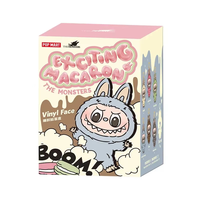 Alice Tienda Labubu Original Heartbeat Macaron Face Series Kawaii Trendy Play Cute Model Mystery Box Collection Toy Girls Gifts
