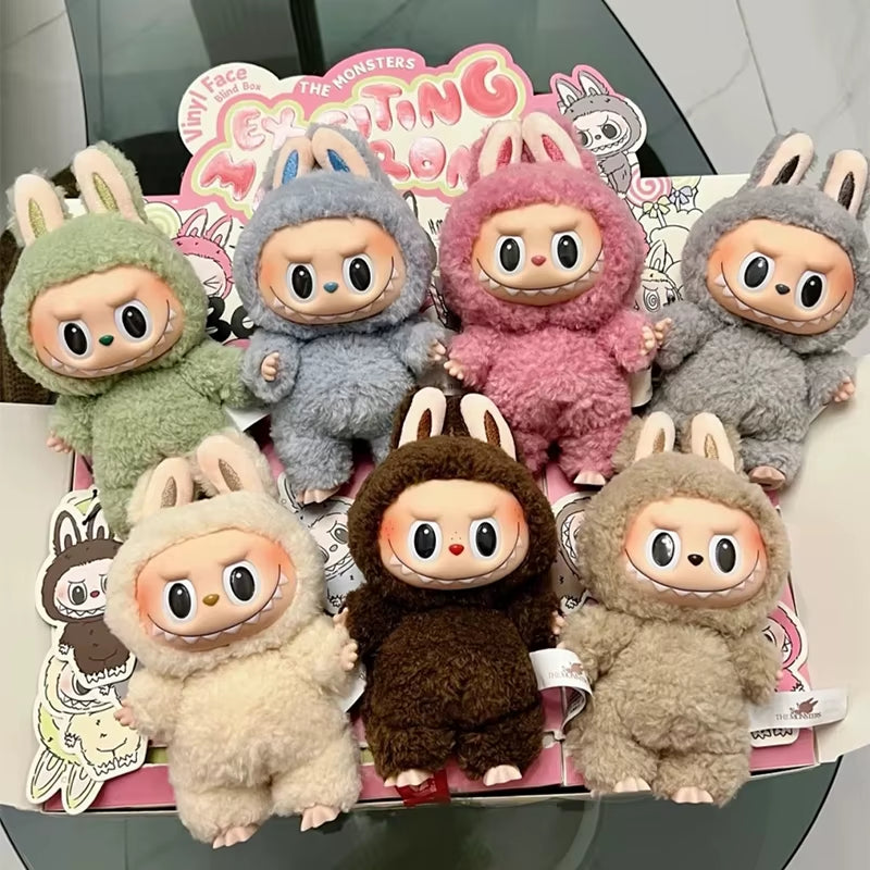 Alice Tienda Labubu Original Heartbeat Macaron Face Series Kawaii Trendy Play Cute Model Mystery Box Collection Toy Girls Gifts
