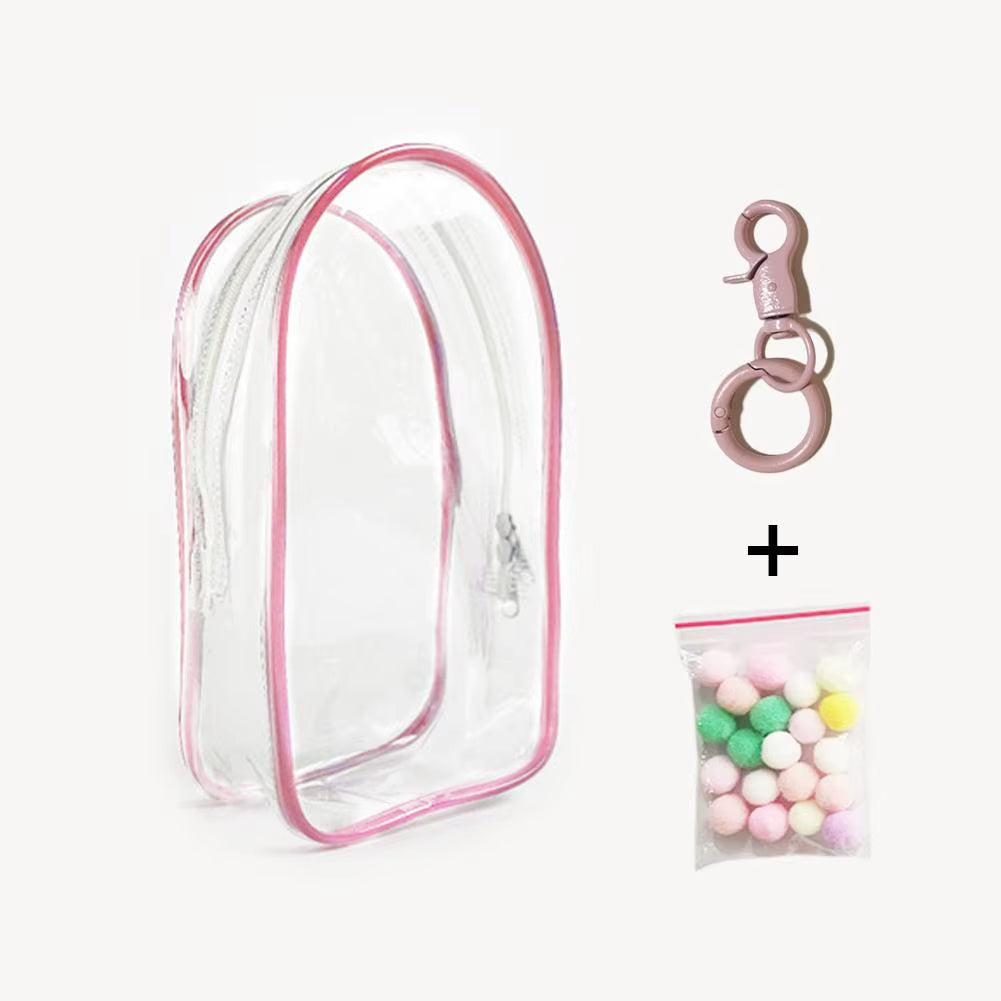 1Pc 19.5*10.5*5Cm Mystery Box Storage Case Doll Organizer Box Square Plush Dolls Display Bag for Labubu Doll Accessories