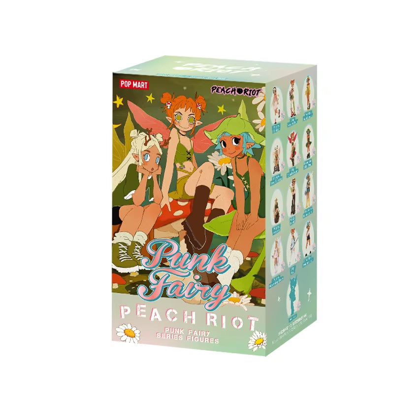 Peach Riot Punk Fairy Series Mystery Box 1PC/12PCS POPMART Blind Box Action Figure Cute Toy